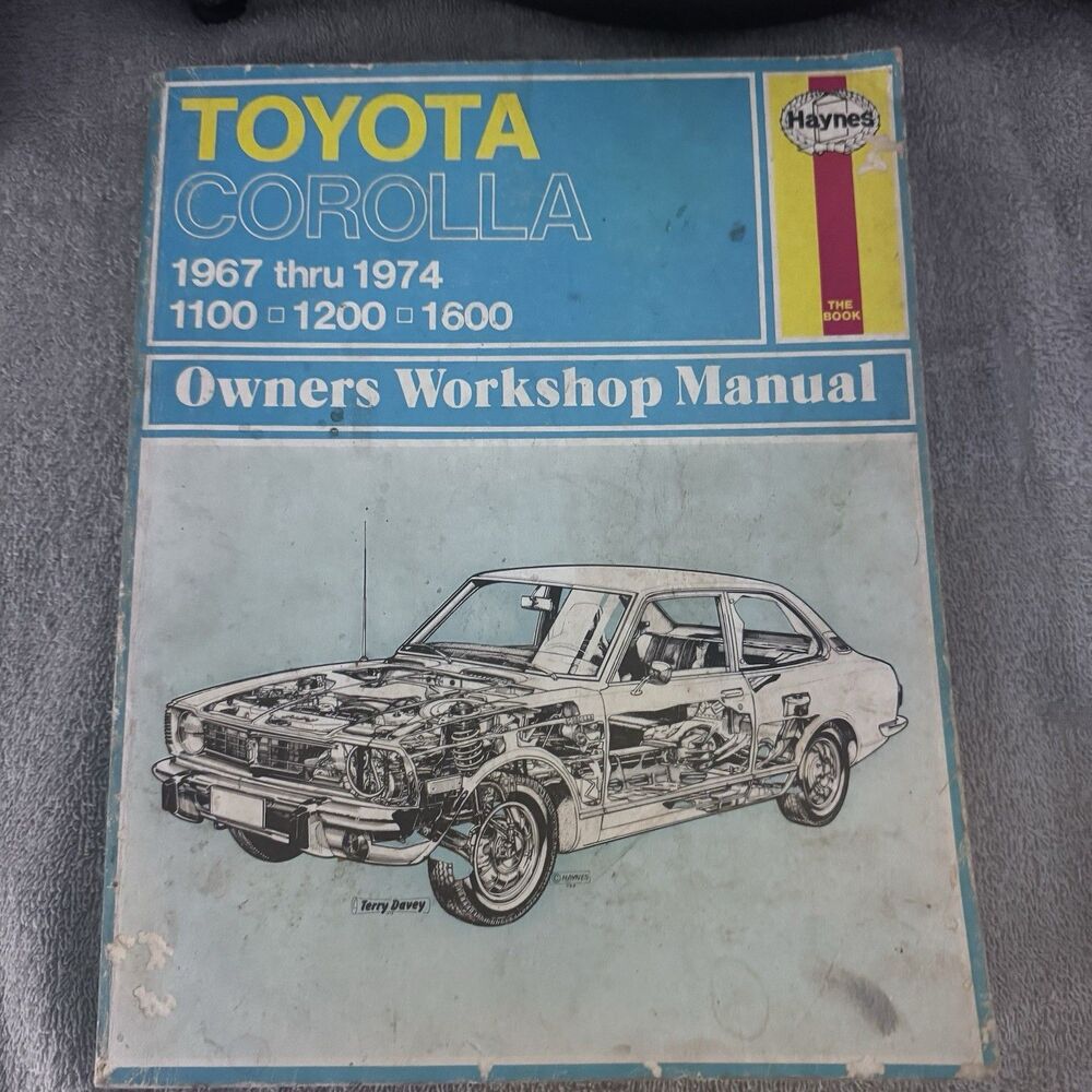 Haynes TOYOTA Corolla 1967 thru 1974 workshop manual